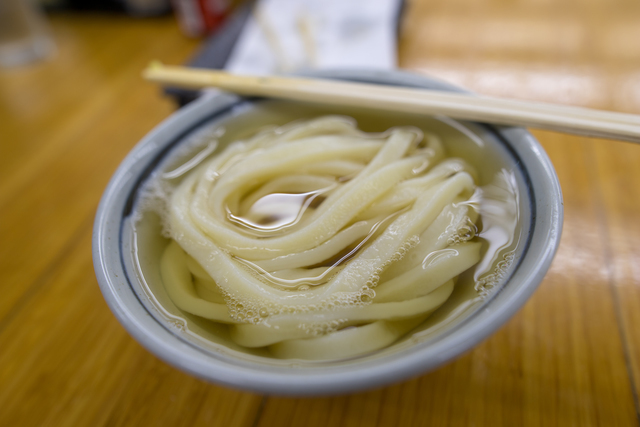 白だしで作ったうどん