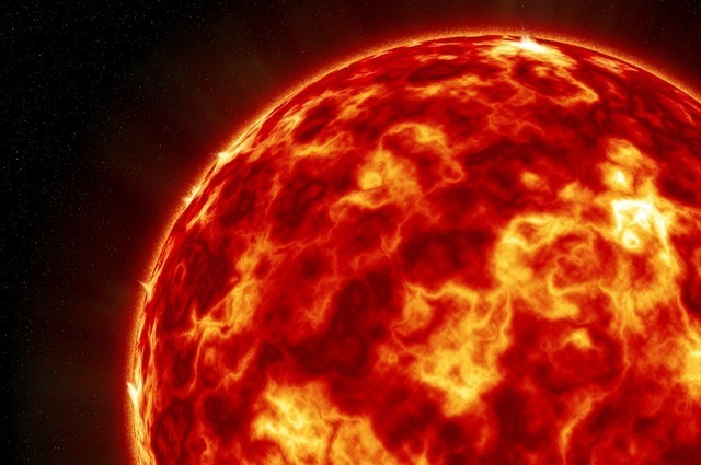 太陽と火