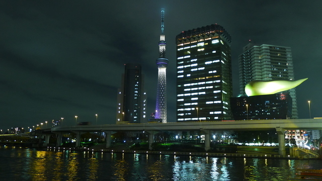 スカイツリーの夜景