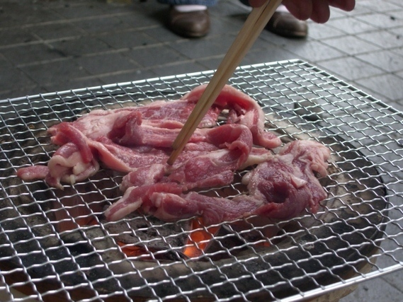 ラム肉の焼肉