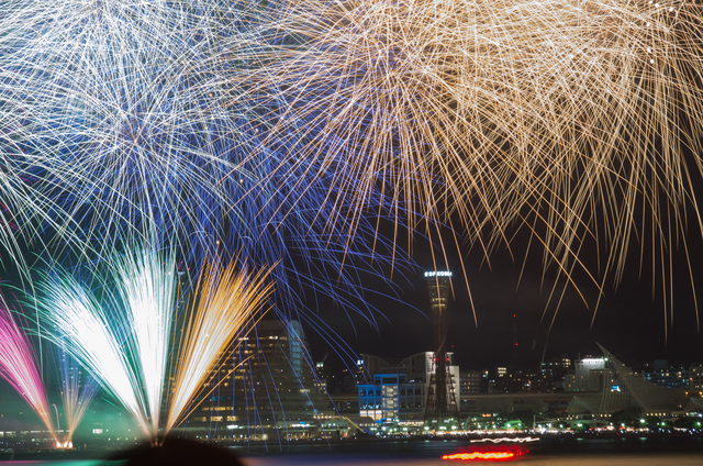 クライマックスの打ち上げ花火