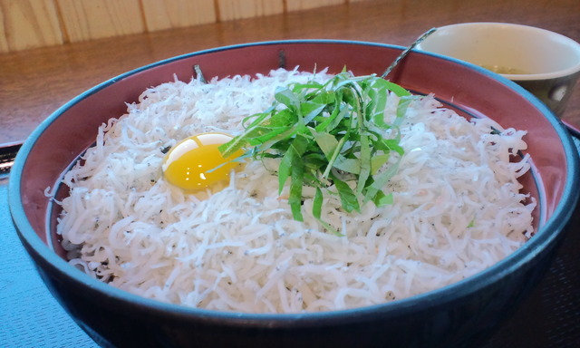 新鮮なしらす丼