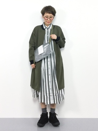 ロングジップブルゾン