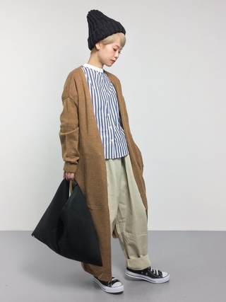PERCYニットロングカーディガン