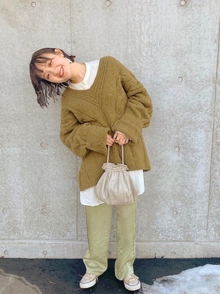 レイヤード秋コーデ