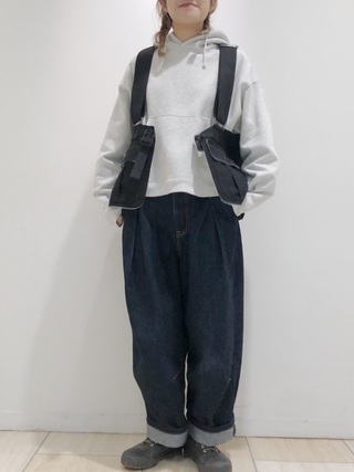デニムワイドパンツ