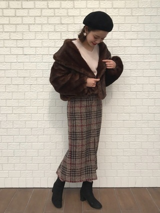 アンゴラ2WAYプルオーバーのスタイル