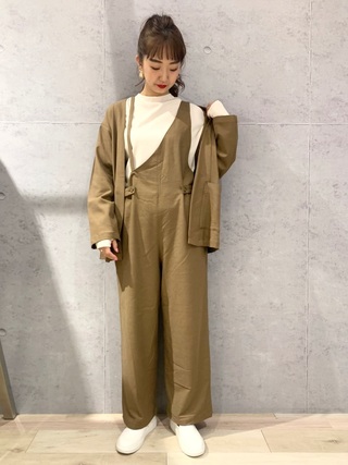 アシメストラップサロペット