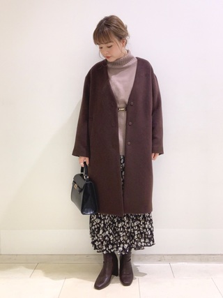 タートルネックコーデ