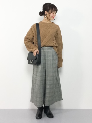 オーバーサイズニット