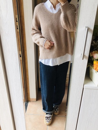 ヒョウ柄モカシンで個性的に