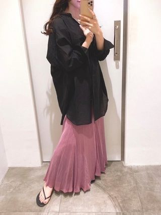 ピンクスカート