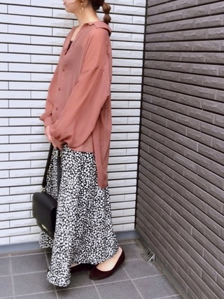 ゆるっとコーデで可愛く