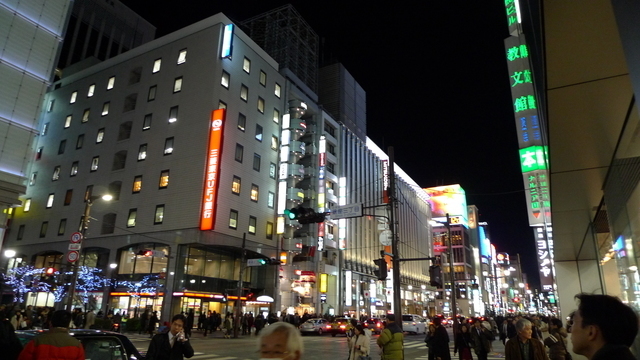 夜の銀座