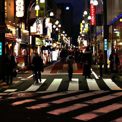 夜の新橋