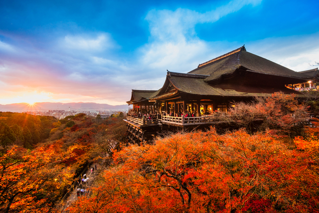 夕紅葉のイメージ