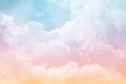 パステルの空