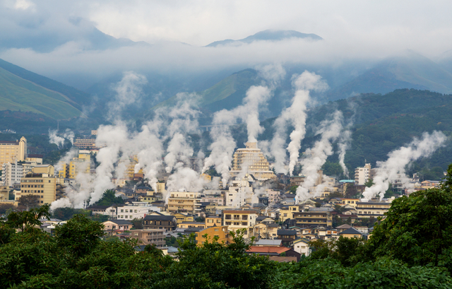 温泉地
